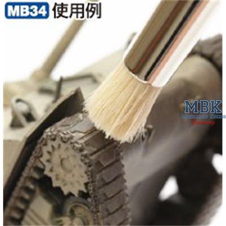 Mr.Weathering Brush Set Extra Large Soft & Hard