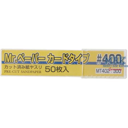 Mr. Paper Card type sand paper #400