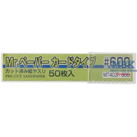 Mr. Paper Card type sand paper #600