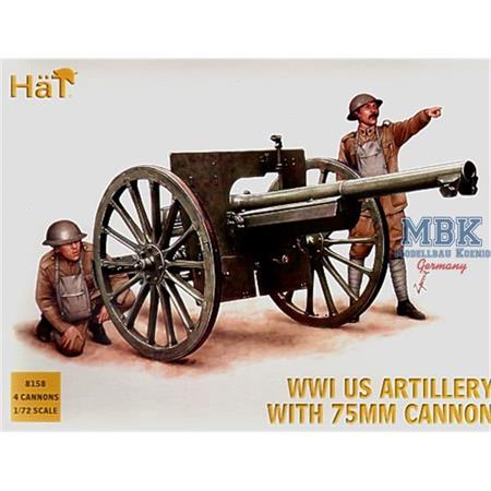 WWI  US Artillery 75mm