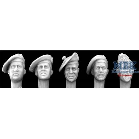 5 Heads British, soft Headgear