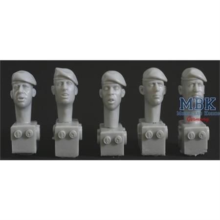 5 Heads Berets modern Style left pull