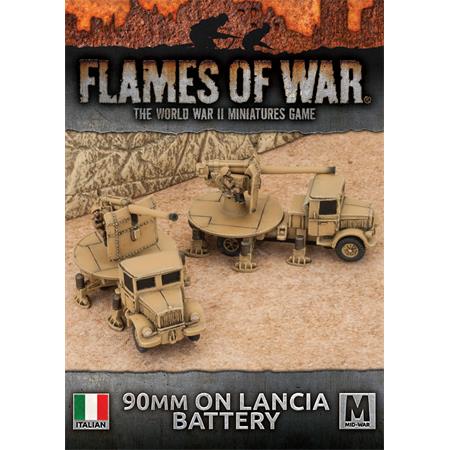 Flames Of War: 90mm on Lancia Battery