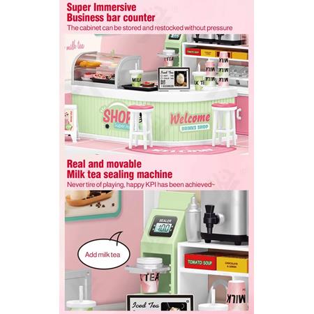 DIY Mini World - Mini Milk Tea Shop