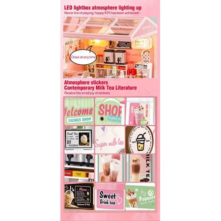 DIY Mini World - Mini Milk Tea Shop