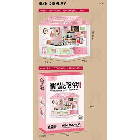 DIY Mini World - Mini Milk Tea Shop