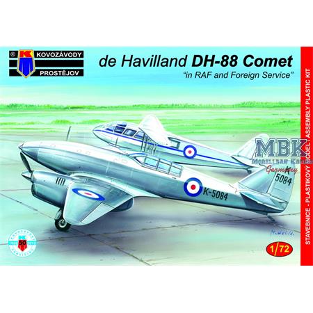 de Havilland DH-88 Comet in RAF & Foreign Service