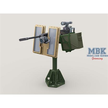 M2 HMG on Mount w/ Transparent Gun Shield