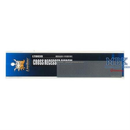 Cross recessed screw