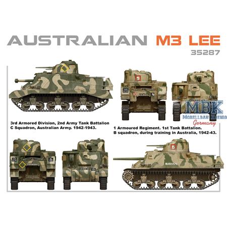 Australian M3 Lee (INTERIOR KIT)