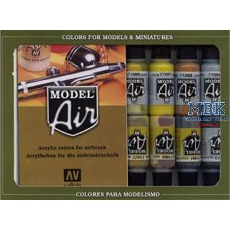 Model Air Set Metallfarben (16 Stück)