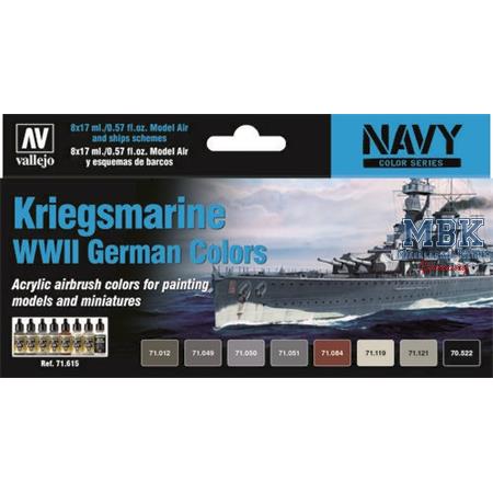 Kriegsmarine WWII German Colors