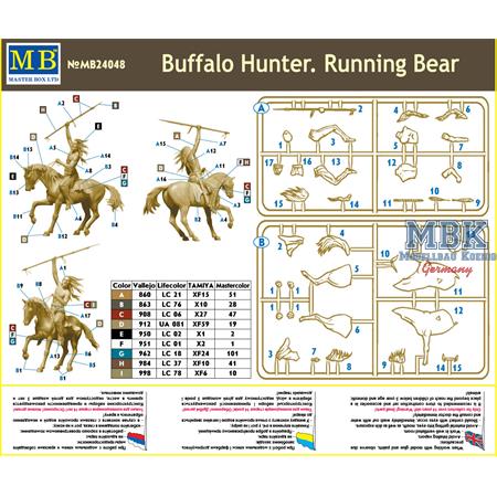 Buffalo Hunter: Running Bear 1/24