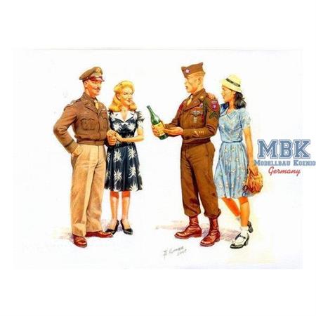 WWII Post War Celebration (1945) - 4 figures