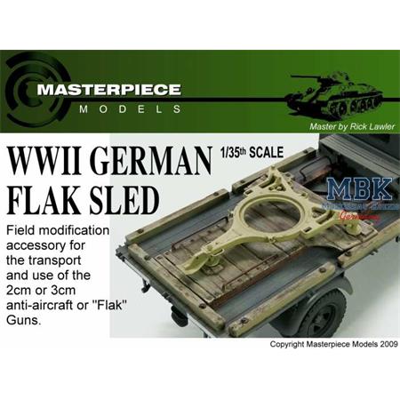 WWII German Flak Sled 1:35