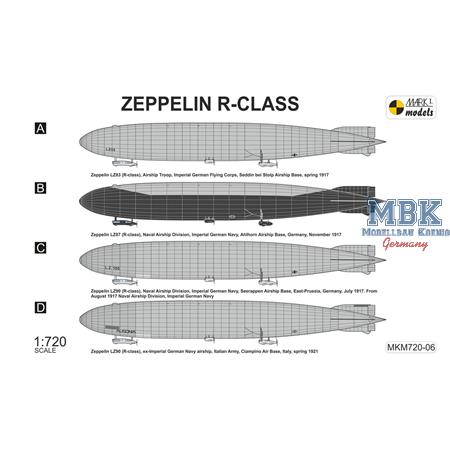 Zeppelin R-class 'Großkampf-Typ' 1:720