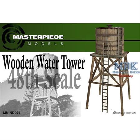 Wooden Water Tower 1:48