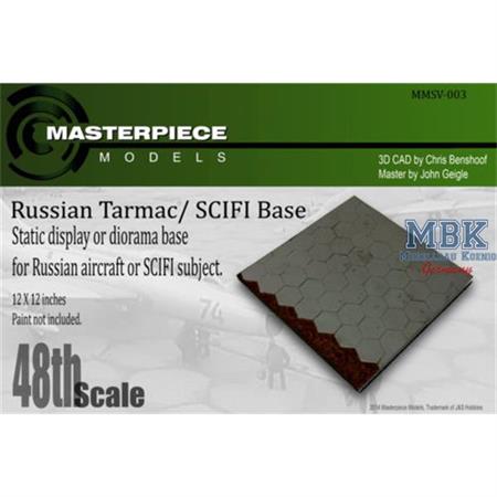 Russian Hexagon Tarmac/ SCIFI Display Base 1:48
