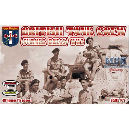 British Tank Crew in summer dress (WWII)
