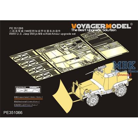 U.S. Jeep Willys MB w/Amour upgrade set (Takom)