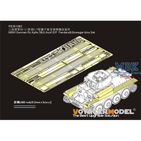 Pz.Kpfw.38(t) Ausf.E/F Fenders & Stowager bins