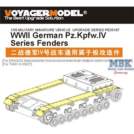 Pz.Kpfw.IV Series Fenders (Dragon 60xx Series)