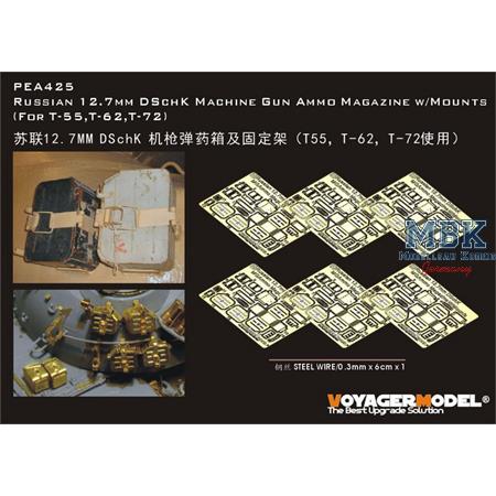 12.7mm DSchK MG Ammo Bins with mounts for Tanks
