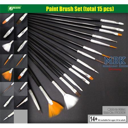 Paint Brush Set / Pinselset   15 x