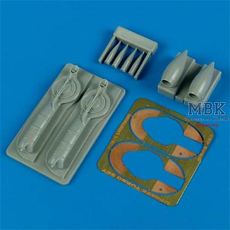 P-38J LIGHTNING UPDATE TURBO & AIR INTAKES