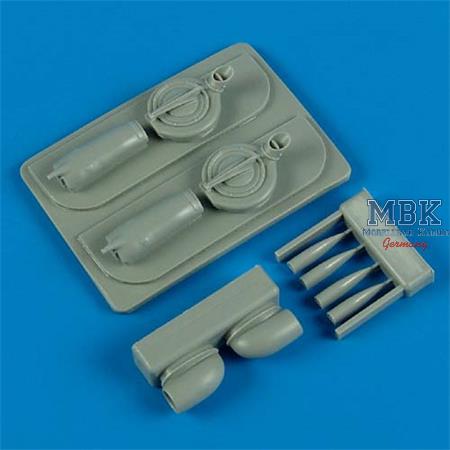 P-38F LIGHTNING AIR INTAKES  & B-33 SUPERCHARGER