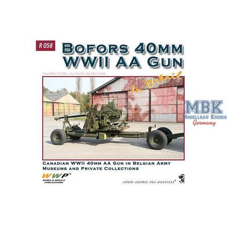 Red Line Band 58 Bofors 40mm WWII AA Gun
