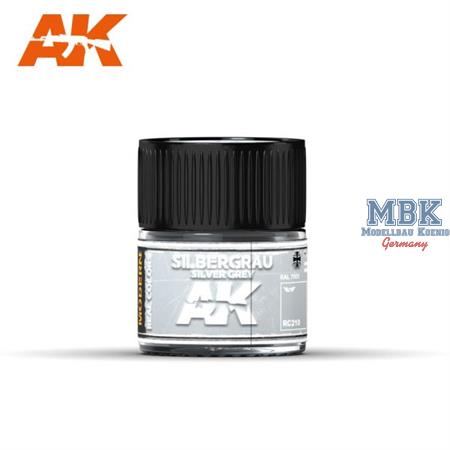 REAL COLORS AIR: Silver Grey RAL 7001 10ml