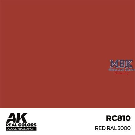 REAL COLORS: Red RAL 3000  17 ml