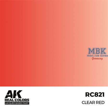 REAL COLORS: Clear Red 17 ml