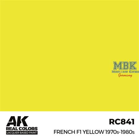 REAL COLORS: French F1 Yellow 1970s-1980s 17 ml