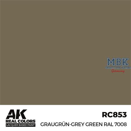 REAL COLORS: Graugrün-Grey Green RAL 7008 17 ml