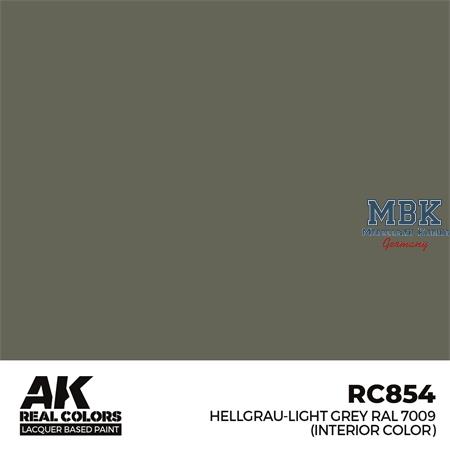 REAL COLORS: Hellgrau-Light Grey RAL 7009 17 ml