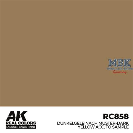 REAL COLORS: Dunkelgelb Nach Muster 17 ml
