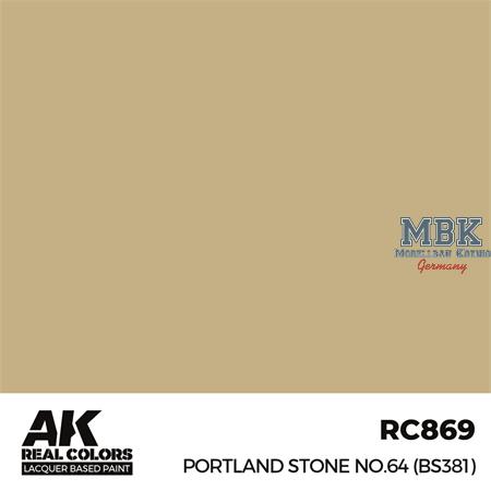 REAL COLORS: Portland Stone No.64 (BS381) 17 ml