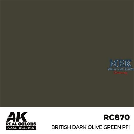 REAL COLORS: British Dark Olive Green PFI 17 ml