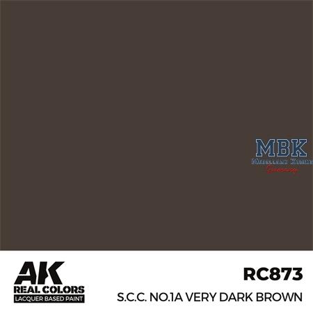 REAL COLORS: S.C.C. No.1A Very Dark Brown 17 ml