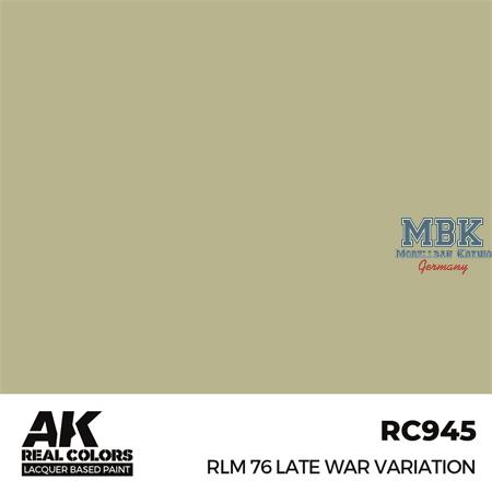 REAL COLORS: RLM 76 Late War Variation 17 ml