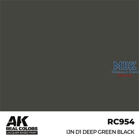 REAL COLORS: IJN D1 Deep Green Black 17 ml