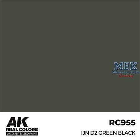 REAL COLORS: IJN D2 Green Black 17 ml