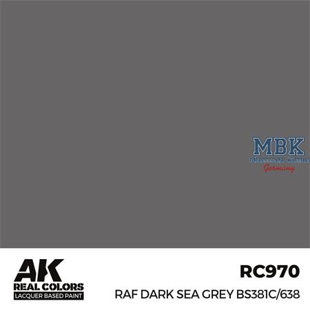 REAL COLORS: RAF Dark Sea Grey BS381C/638 17 ml