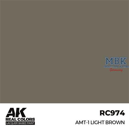 REAL COLORS: AMT-1 Light Brown 17 ml