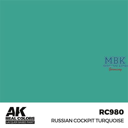 REAL COLORS: Russian Cockpit Torquoise 17ml