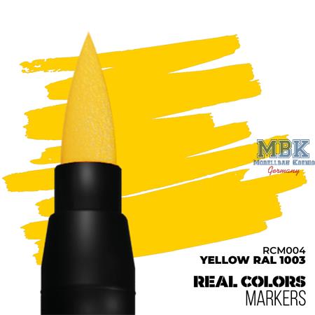 REAL COLORS MARKERS: Yellow RAL 1003