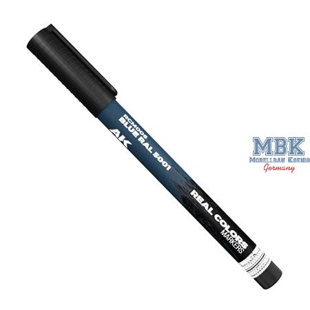 REAL COLORS MARKERS: Blue RAL 5001