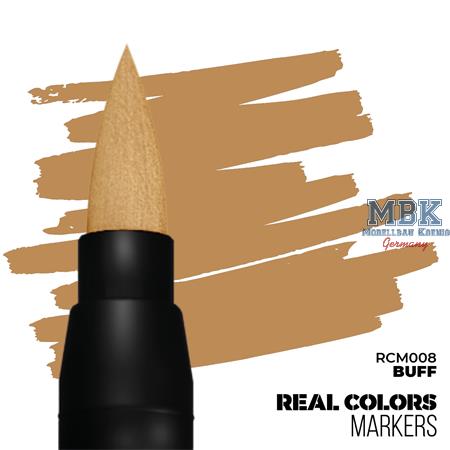 REAL COLORS MARKERS: Buff
